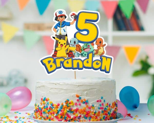 Pokemon Cake Topper