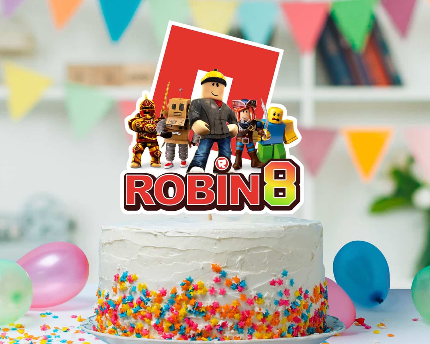 Roblox Logo Cake Deco Wrap Edible Cake Toppers – Ediblecakeimage